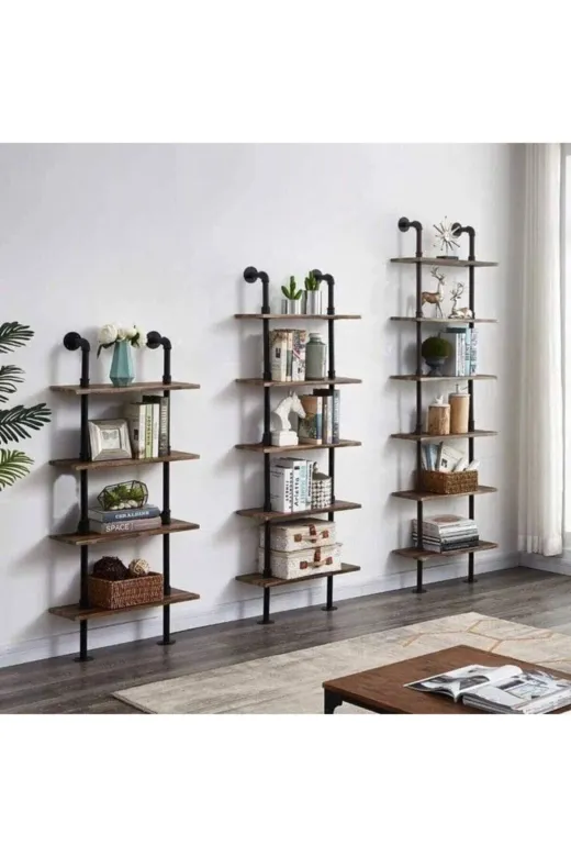 Blbndesign Raf No:178 Dekoratif Duvara Borudan Raf