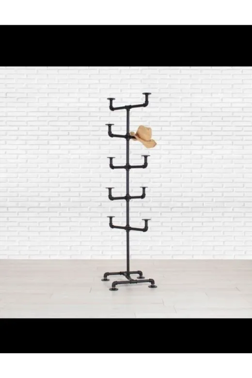 Blbndesign RafNo348 Dekoratif Borudan Askılık