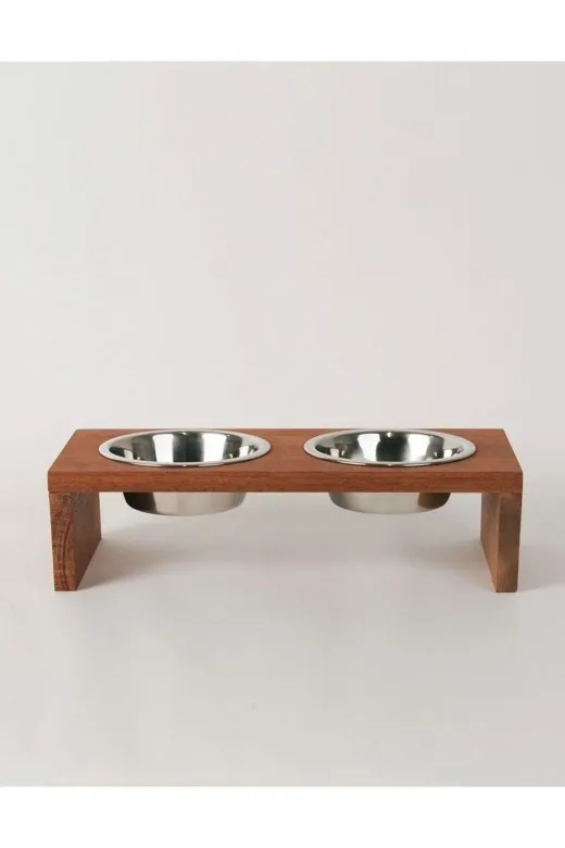 Blbndesign RafNo468 Dekoratif Kedi Köpek Mama Standı