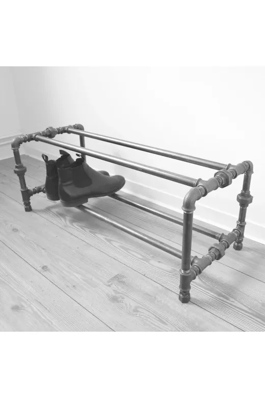 Blbndesign RafNo519 Dekoratif Borudan Ayakkabılık 150 Cm