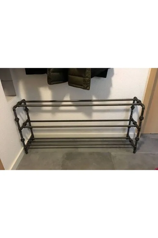 Blbndesign RafNo525 Dekoratif Borudan Ayakkabılık 200 Cm