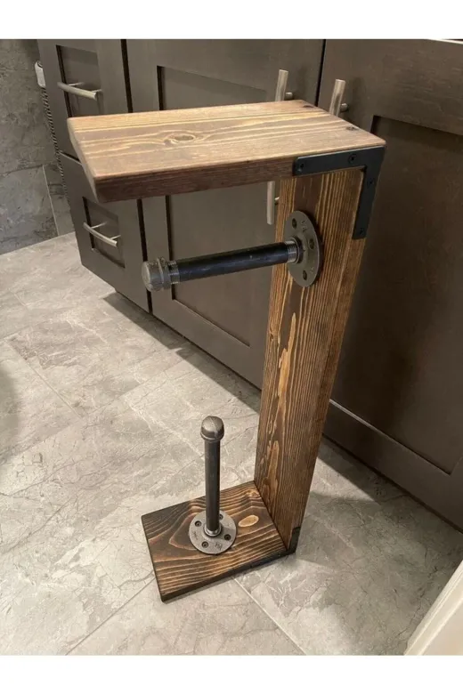 Blbndesign RafNo634 Dekoratif Tuvalet Kağıdı Askılık