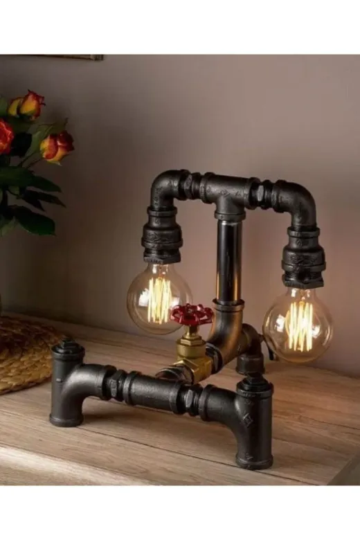 Blbndesign Ürün No:108 Dekoratif Masaüstü Aydınlatma Lambader