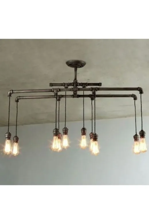 Blbndesign Ürün No:213 Dekoratif Tavana Aydınlatma Lambader