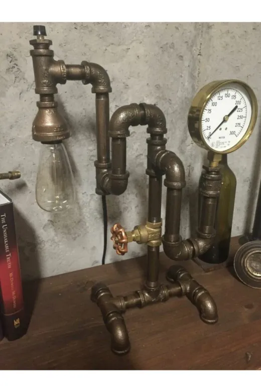 Blbndesign Ürün No:451 Dekoratif Masaüstü Aydınlatma Lambader