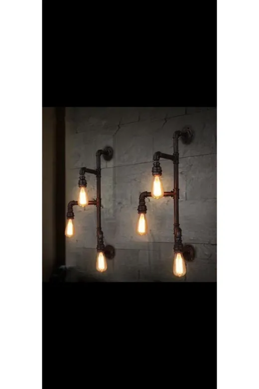 Blbndesign Ürün No:802 Dekoratif Duvara Aydınlatma Lambader