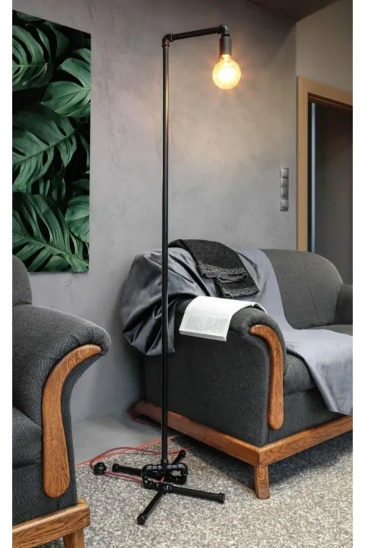 Blbndesign ÜrünNo862 Dekoratif Borudan Aydınlatma Lambader