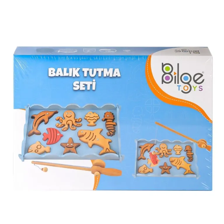 BLG-104 Ahşap Balık Tutma Oyunu