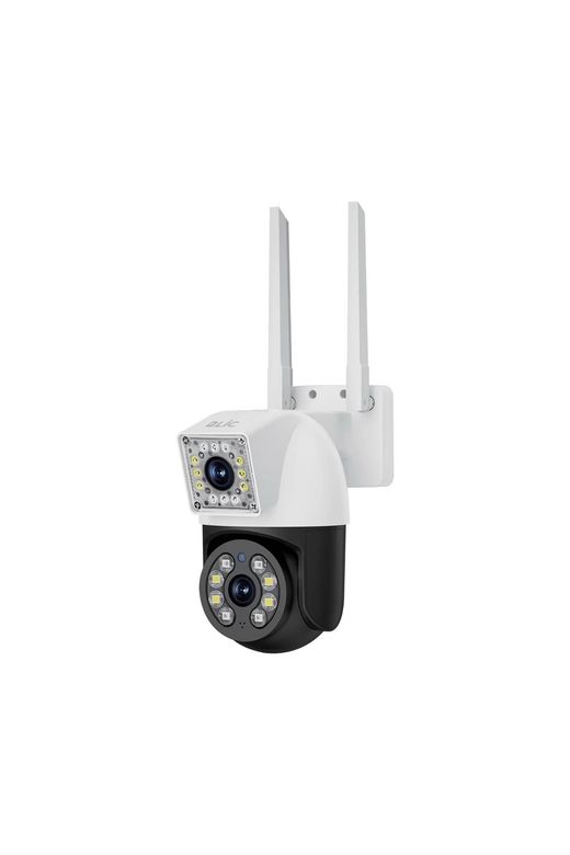 Blic Blm-76 2.4G Wifi Bağlantılı 1080P, 2+2 4Mp Çift Lensli 355° Geniş Açılı Ip Kamera