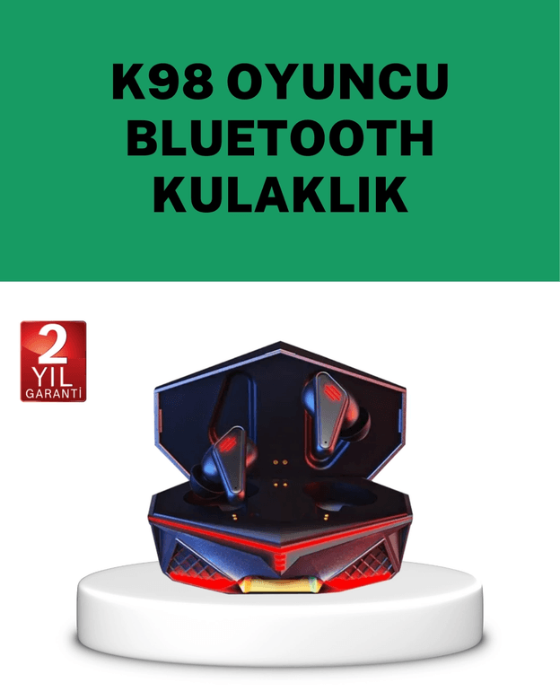 Bluetooth 5.0 Kablosuz Kulaklık Uzun Pil Ömürlü