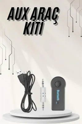 Bluetooth Araç Kiti Siyah 1 Adet Telefon Uyumlu