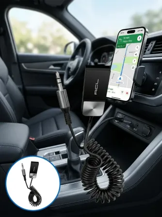 Bluetooth Aux Adaptörü 1 Adet Araç Ve Ev Ses Sistemleri İçin