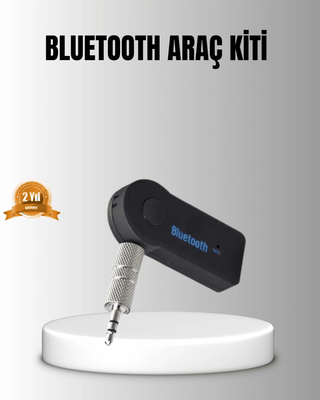 Bluetooth Aux Araç Kiti Eller Serbest Müzik Çalar Dahili Mikrofonlu