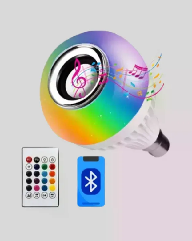 Bluetooth Hoparlörlü LED Ampul – 12W Enerji Tasarruflu
