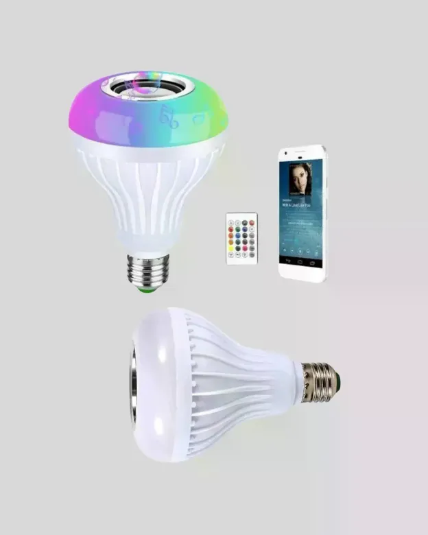 Bluetooth Hoparlörlü LED Ampul – 12W Enerji Tasarruflu