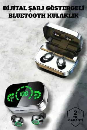 Bluetooth Kulaklık Çift Telefon Desteği ve Suya Dayanıklı Powerbankli