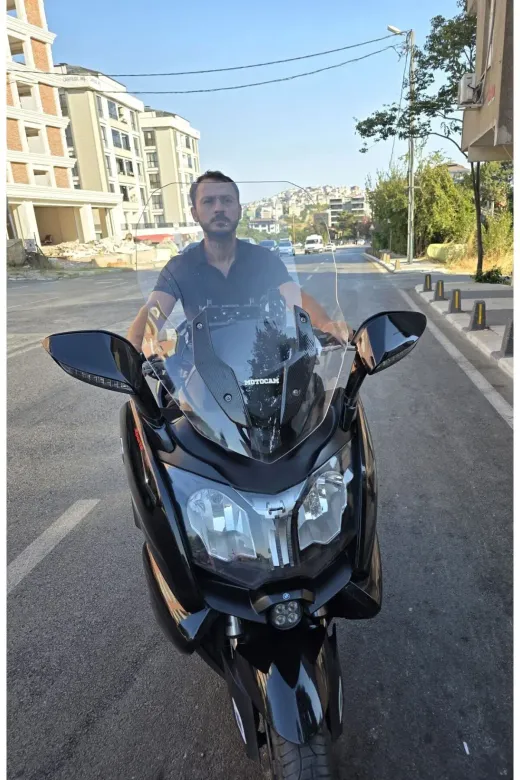 Bmw C 650 GT Ön Cam 2011-2018 Model 75cm Şeffaf Renkli 4mm