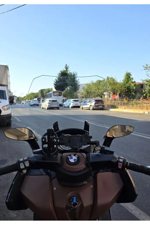 Bmw C 650 GT Ön Cam 2011-2018 Model 75cm Şeffaf Renkli 4mm