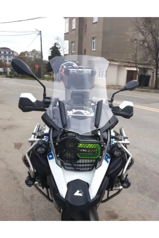 Bmw R 1200-1250 GS Ön Cam 2013-2024 Model 52cm Şeffaf Renkli 4mm UZUN