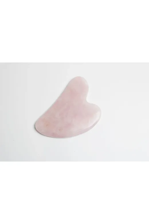 Boho Yoga Art pkguasha Pembe Kuvars Gua Sha Yüz Masaj Aleti