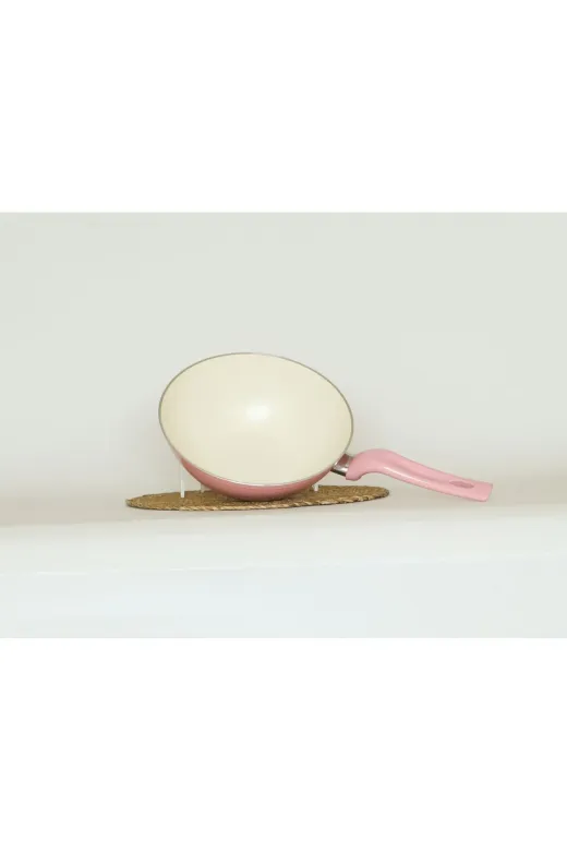 Bonera 472.0051 24 Cm Gül Kurusu Wok Tava