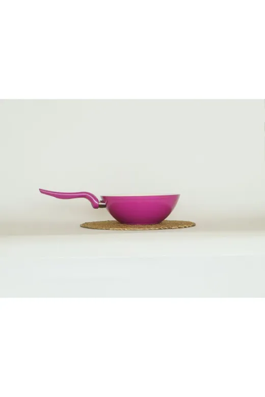 Bonera 472.0052 24 Cm Fuşya Wok Tava