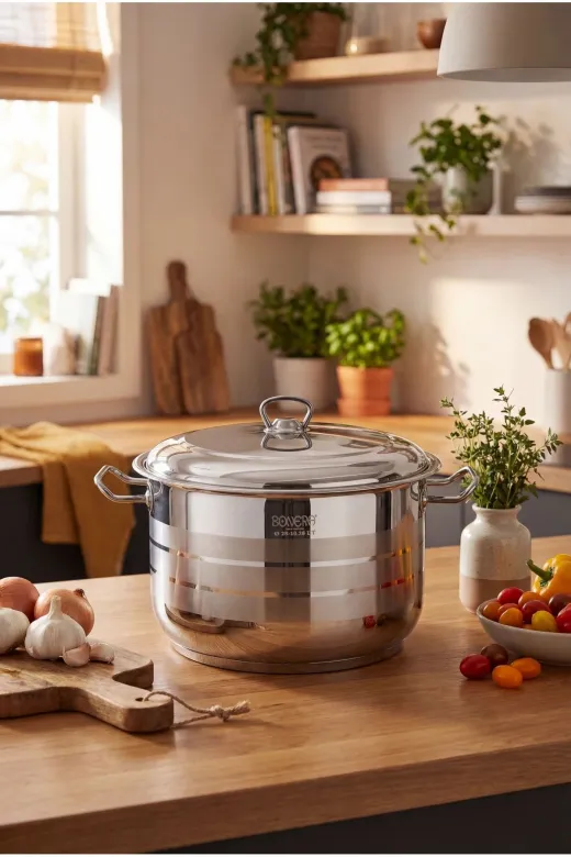 Bonera BONERA-BON2109 Masterchef Tekli Derin Tencere 34 Cm