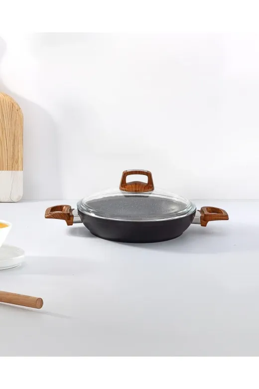Bonera GRNT 1051 Vogue Granit 20 Cm Sahan Ahşap Kulp