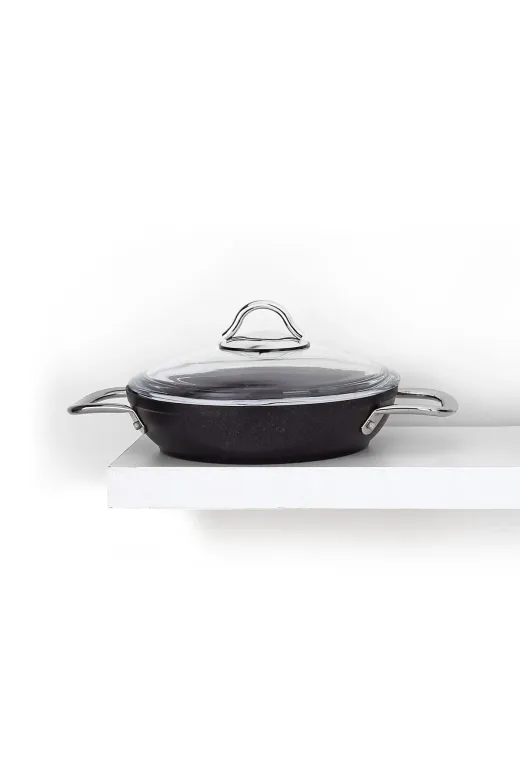 Bonera PRO1081 Pro - Plus 18 Cm Kapakli Sahan Titanyum - Pro 1081