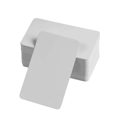 Boş Kelime Kartları 5x8 cm - 50 Adet Oval Kenarlı | Tabu &amp; Not Kartları - Beyaz