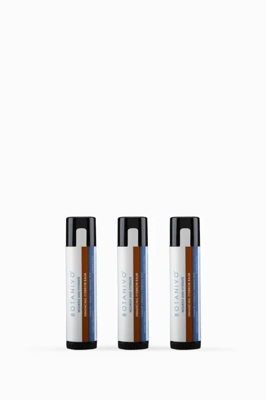Botanivo BTNVSET25-22 Kaş Zenginleştirici & Besleyici Balm | Güçlü, Canlı, Dolgun Kaşlar | Organik İçerikli |3X5 Ml Stick