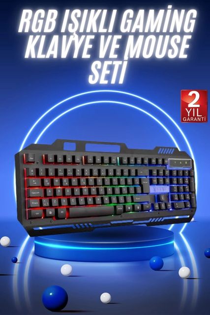 Brand 96413729 Gaming Oyuncu Klavyesi Led Aydınlatmalı Mekanik Hisli
