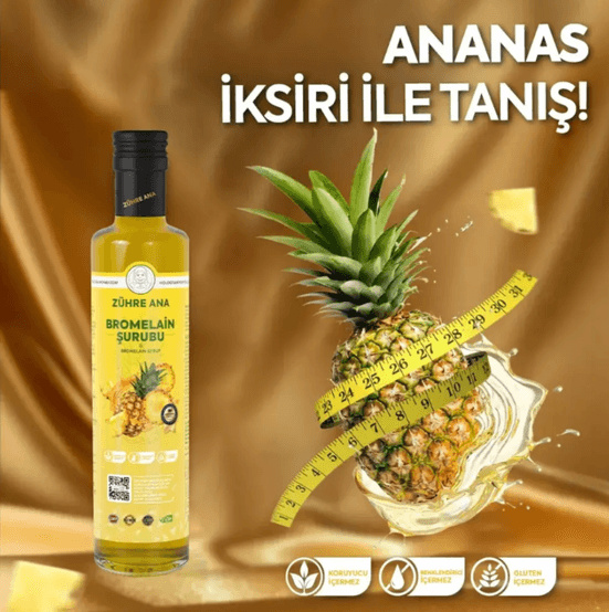 Bromelain Şurup 250 Ml