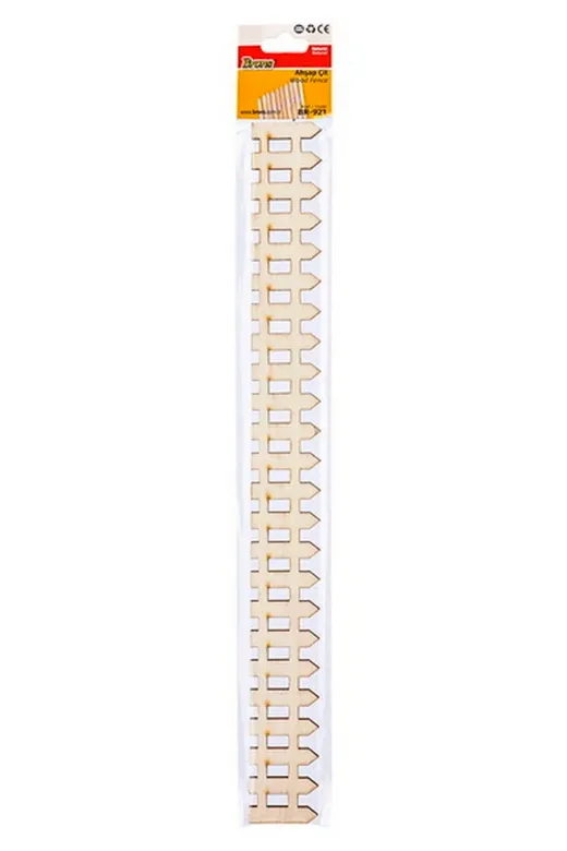 Brons KK-8681861011101 Naturel Ahşap Çit Br-921 ; Ölçü :3X 30 Cm 1 Ad El Işi Etkinlikleri ( Kırtasiye)