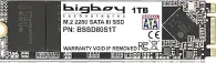 BSSD80S1T 1TB 22x80mm M.2 Sata 3 Notebook SSD