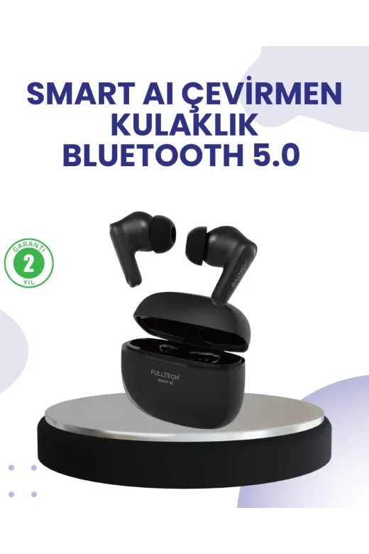 Bucuks BCK11MEYTDUCZZZFB28DLEVRKULAKLIKSYAH-2 Mey İthalat® Çift Mikrofonlu Kablosuz Kulaklık Anc Enc Ve Oyun Modlu