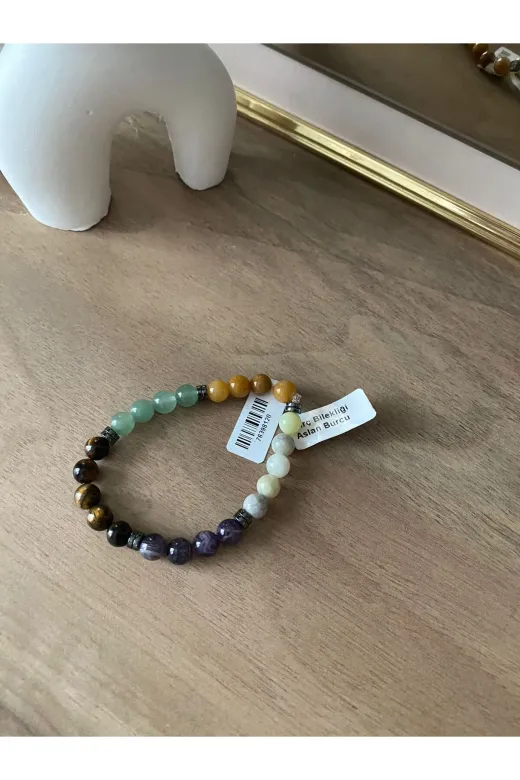 buket sepeti Doğal Taşli Aslan Burcu Bileklik
