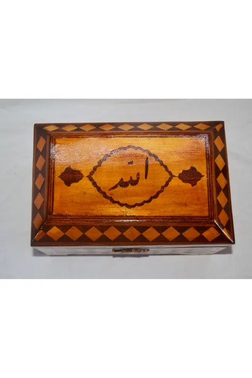 burefe AN-00025 Ahşap Kubbe Mücevher Kutusu