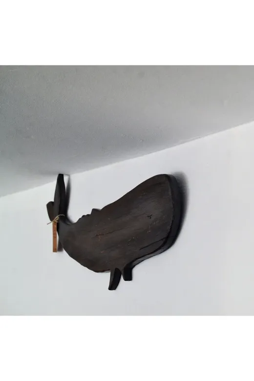 burefe TYC00753226553 Ahşap Balina Duvar Süsü