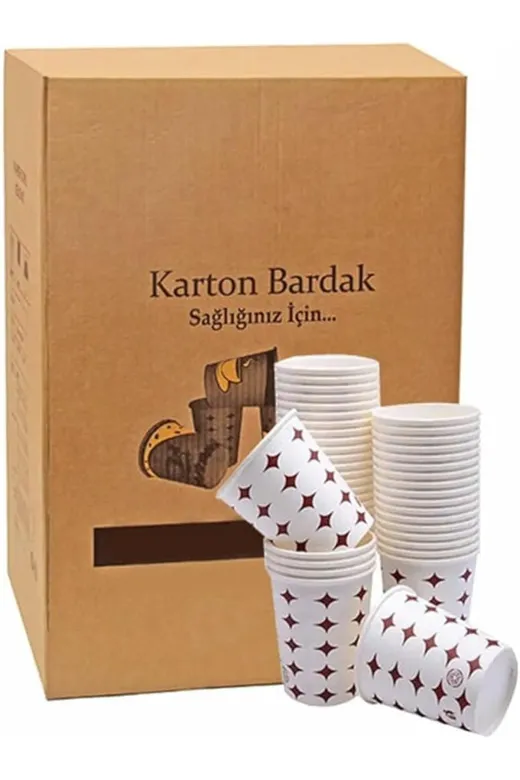 burmet 22368076161717889 6,5 Oz Karton Bardak 3000 Adet Sızdırmaz
