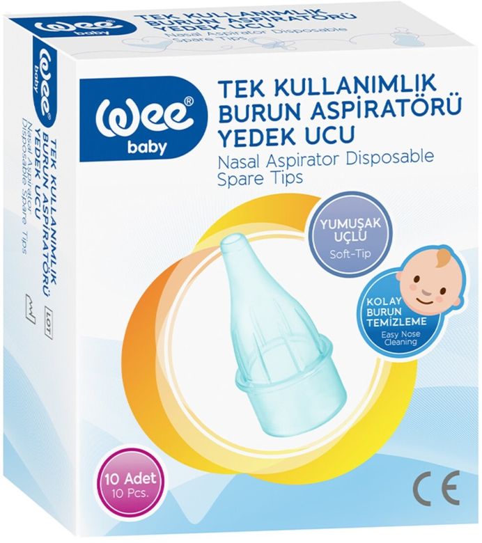 Burun Aspiratörü Nasal Yedek Uçu İç Adet 10