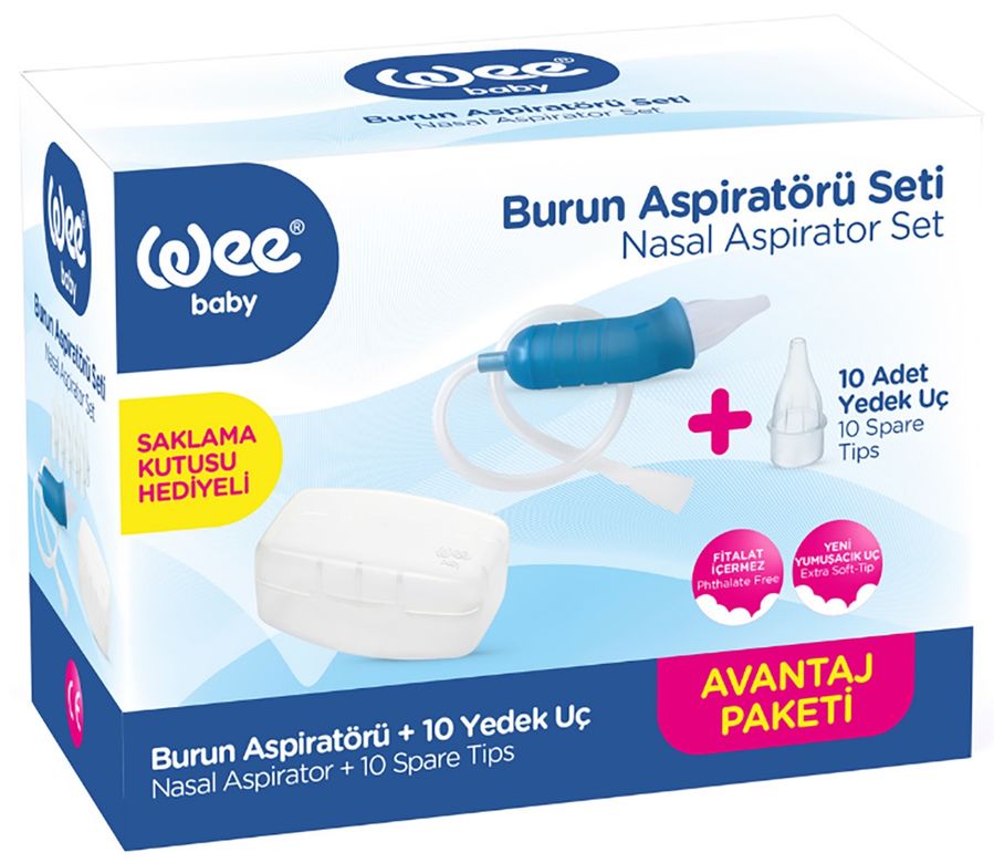 Burun Aspiratörü Seti Şeffaf