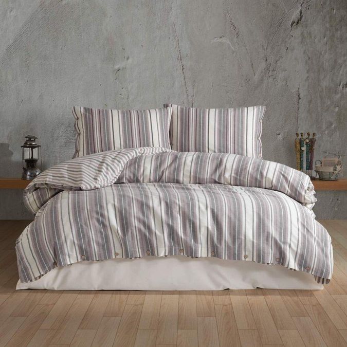 Butik Native Serisi Çift Kişilik Nev Takımı Rune v1 Lila