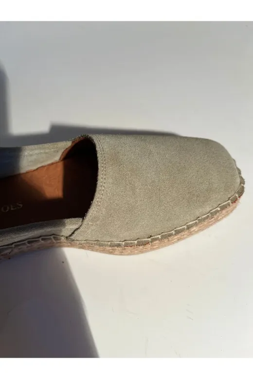 Butik nb53 Noble Shoes Hakiki Deri Süet  Espadril Babet