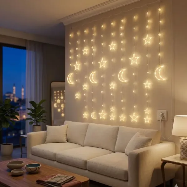 Büyüleyici Yıldız Figürlü 3 Metre Led Işık Zinciri