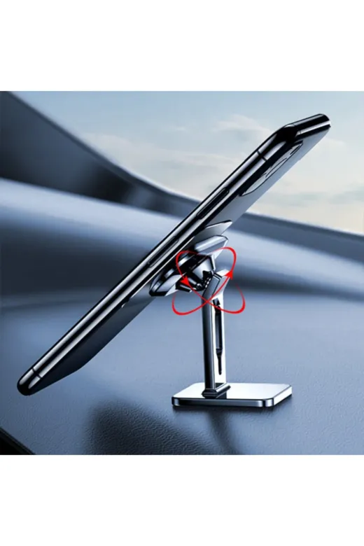 buyx BUYX6866-8308 Telefon Tutucu - Manyetik Mıknatıslı Stand Tipi Araç Telefon Tutucu