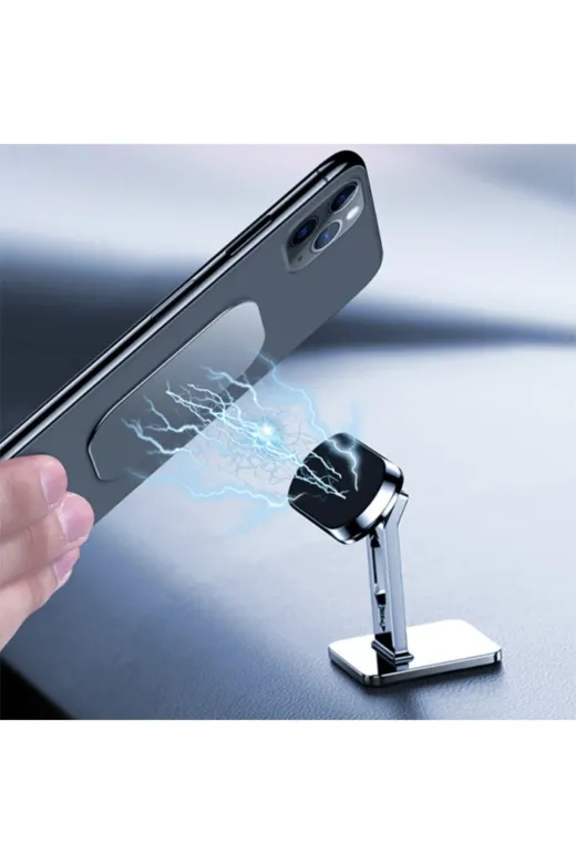 buyx BUYX6866-8308 Telefon Tutucu - Manyetik Mıknatıslı Stand Tipi Araç Telefon Tutucu