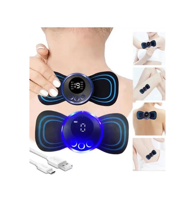 byhodi MEYTDUCZZZTEKLİSİXPAD-4-BLMY Mini Ems Masaj Aleti Taşınabilir Tasarım Ve Çoklu Masaj Modu