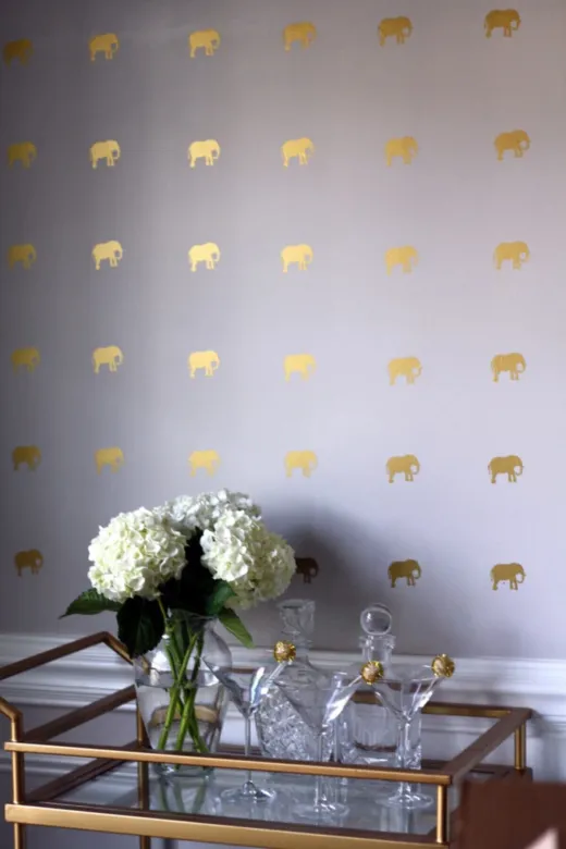 Byken 01133 Gold Fil Duvar Sticker Set (30 Lu)