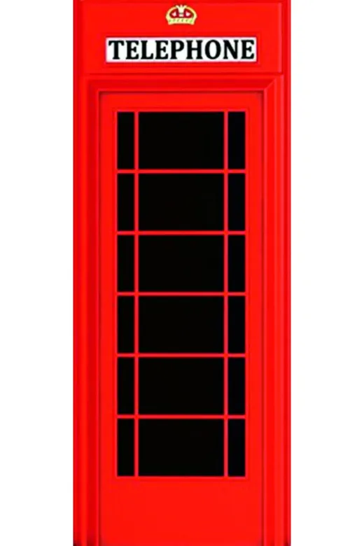 Byken byken1513 Telefon Klubesi Desenli Kapı Sticker